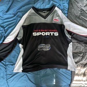 PLT athletic jersey size L 🖤🤍🩶